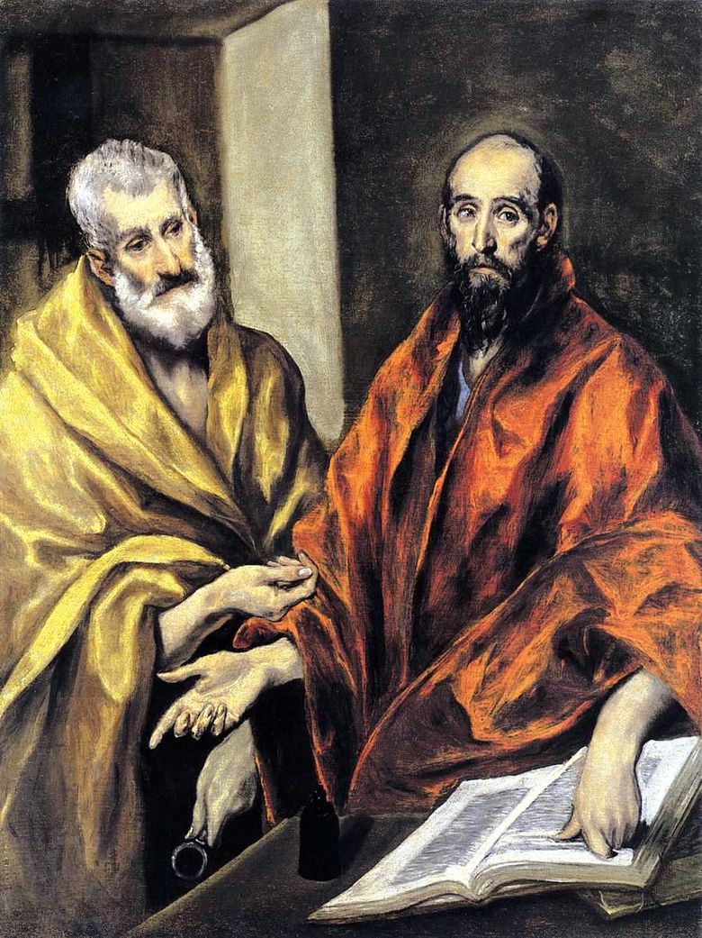 거룩한 사도 베드로와 폴   엘 그레코