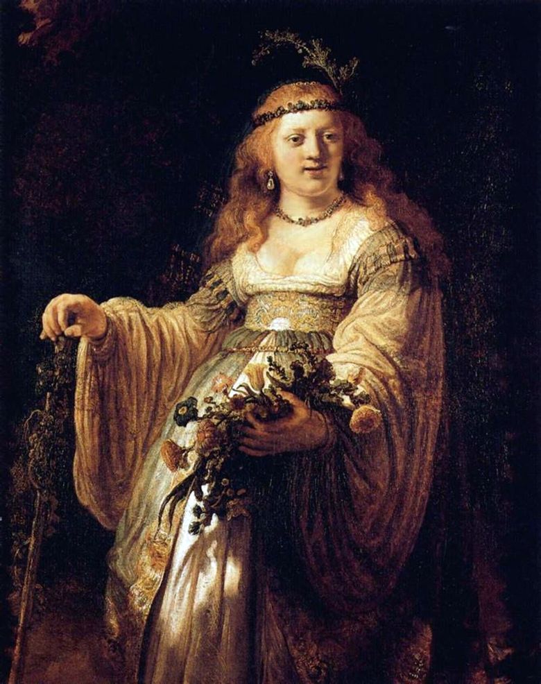 목사님의 의상   사상가의 Rembrandt Harmens Van Rhine의 초상화