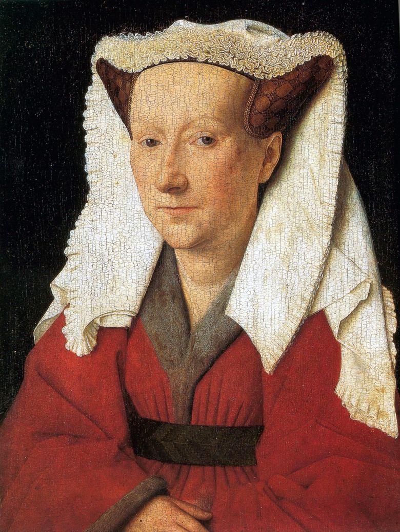 Margret van Eyck의 아내 Jan Van Eyck의 초상