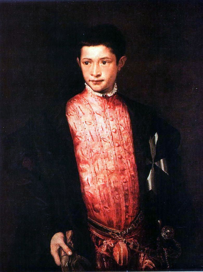 라 누치 오 파르네세 (Ranuccio Farnese   Titian Vecellio)의 초상화