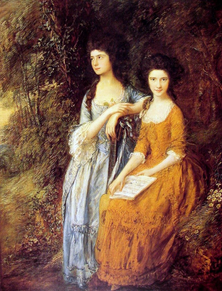엘리자베스와 메리 린리   Thomas Gainsborough의 초상화