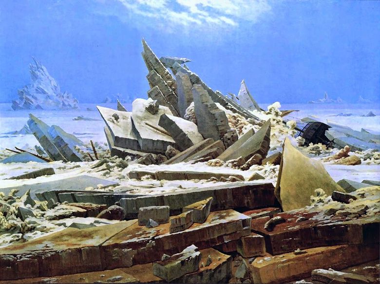 북극의 난파선 Caspar David Friedrich