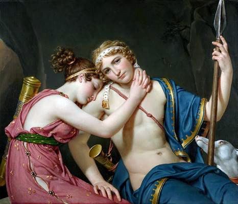 텔레 마커스의 여행   Jacques Louis David