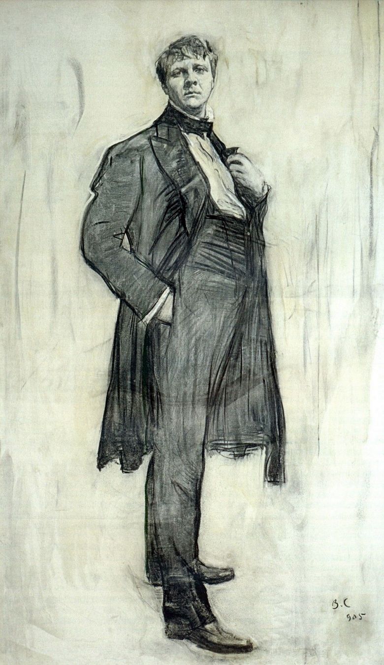 아티스트 F. I. 샬리 아핀의 초상화 Valentin Serov