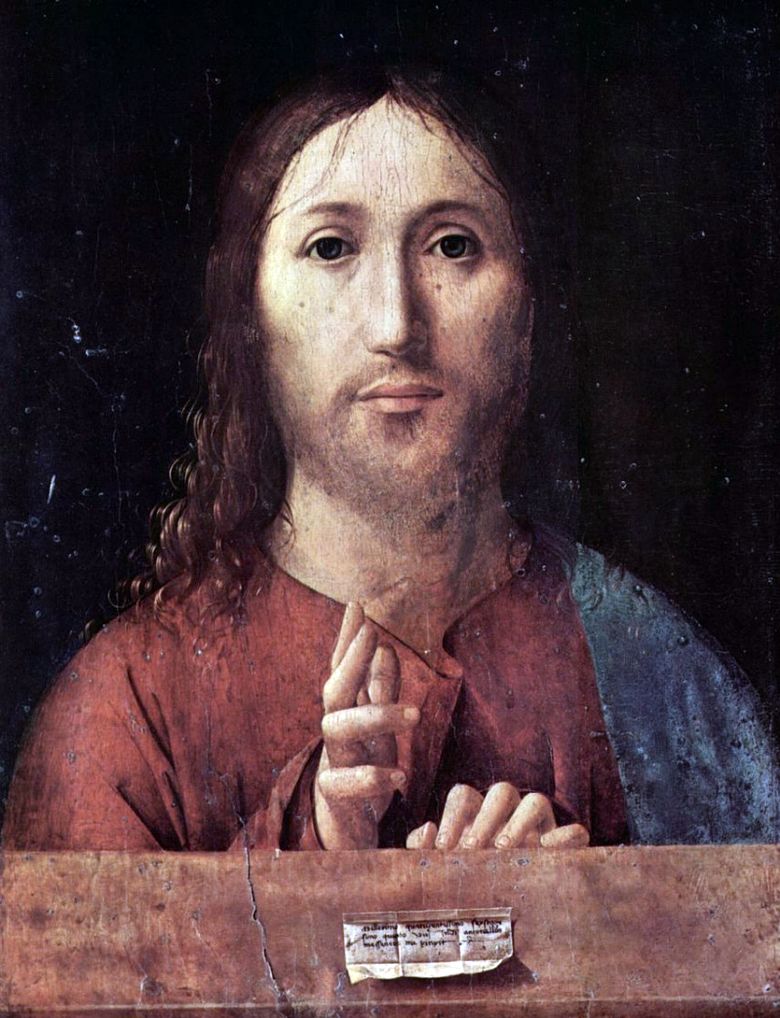 축복의 그리스도   Antonello da Messina