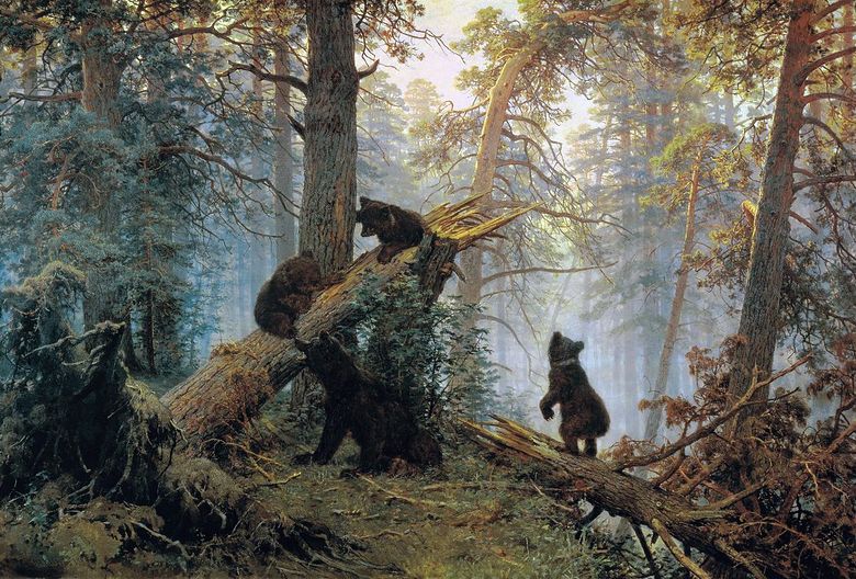 소나무 숲의 아침 (세 곰) Ivan Shishkin