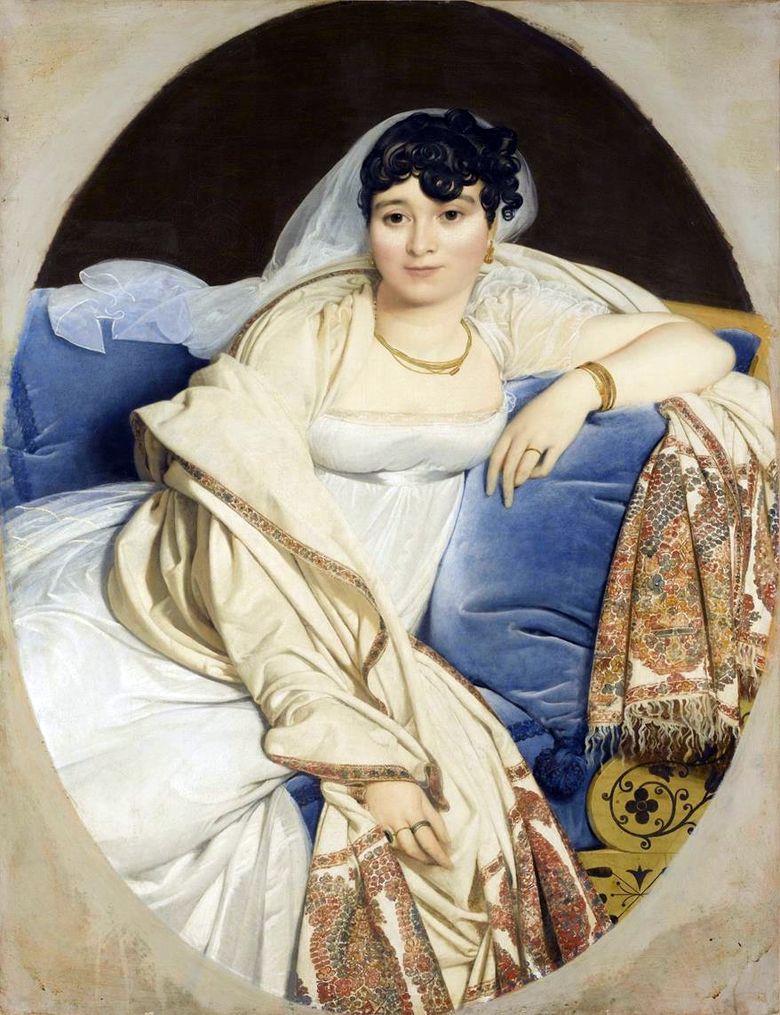 마담 리비에르의 초상화 Jean Auguste Dominic Ingres
